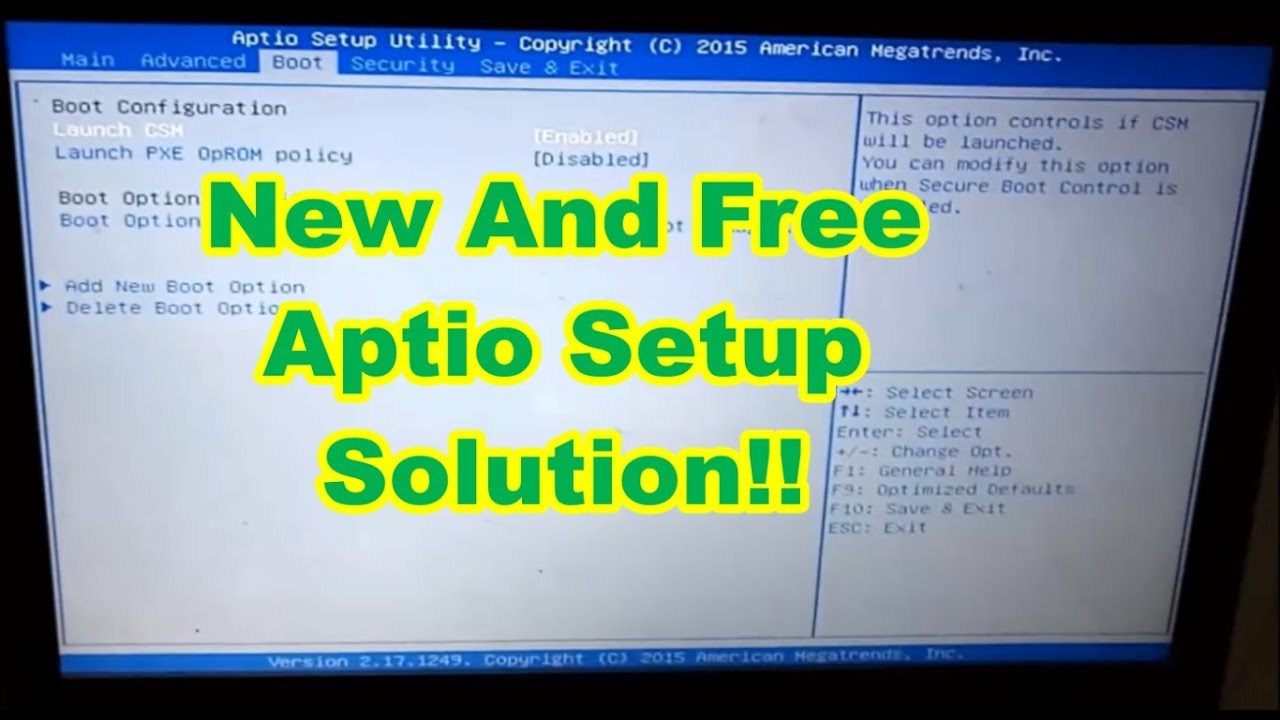 Aptio Setup Utility Bios Update Bureaurom